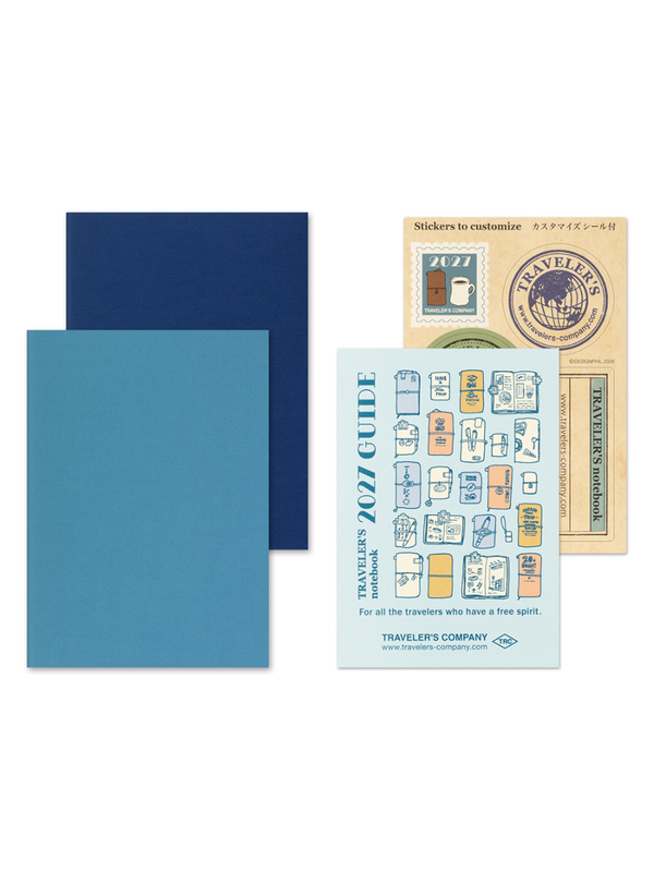 TRAVELER'S notebook Passport Size 2027 Weekly Diary Refill 2-Book Set