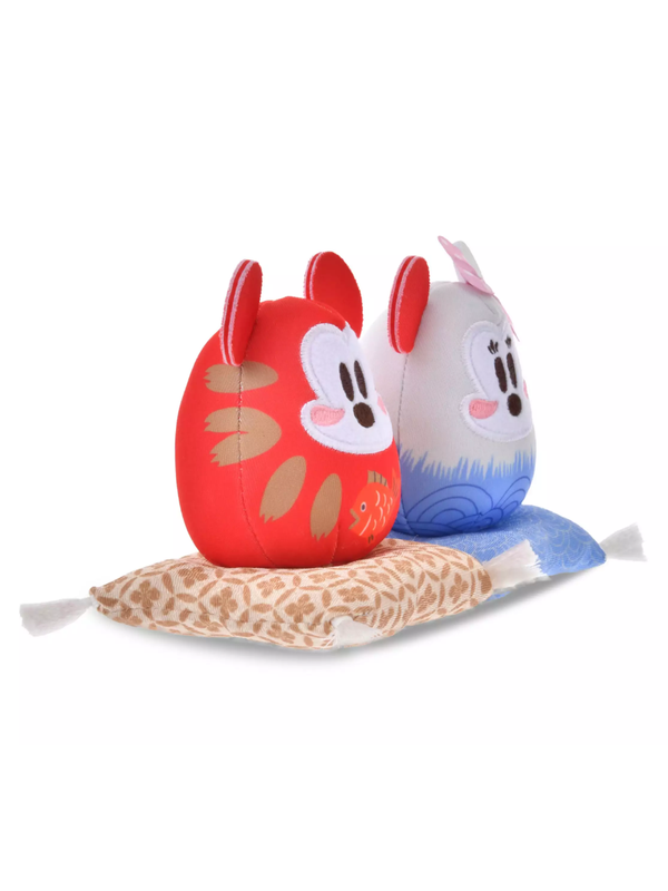 Disney 2026 New Year Mickey & Minnie Daruma Plush