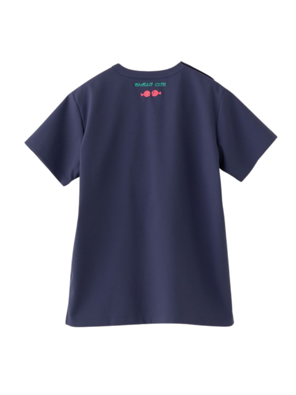 Scrub Canvas Club Goldfish Got Away Unisex Scrub Top