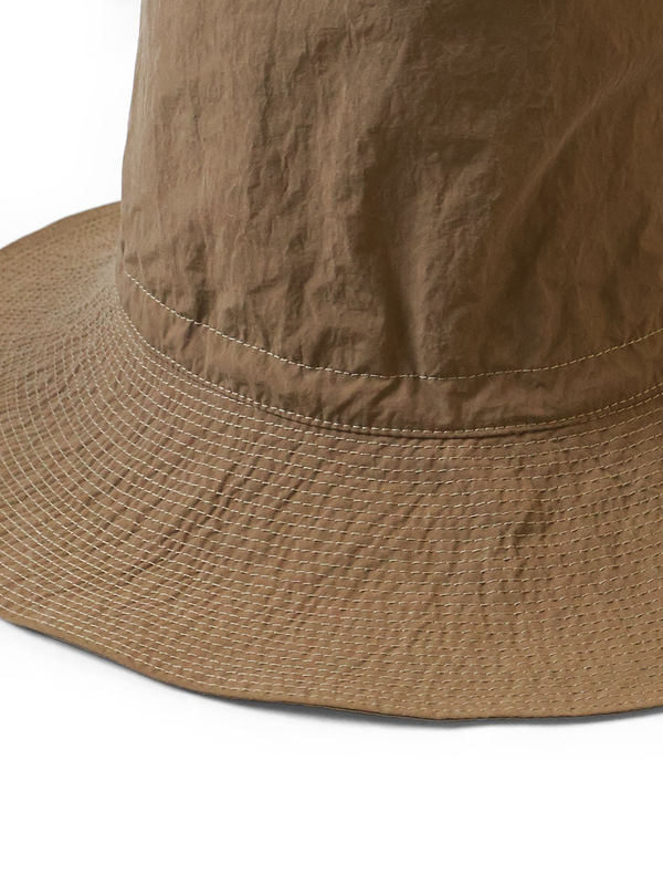 Kapital Nylon KONBU Processed Pork Pie Camp Hat (Long Brim)