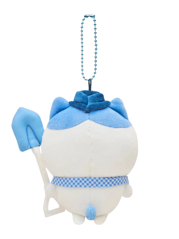 Chiikawa Pocket Picnic Style Hachiware Mascot Plush Keychain