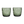 Load image into Gallery viewer, Moomin Arabia Pine Green Tumbler Glass Pair
