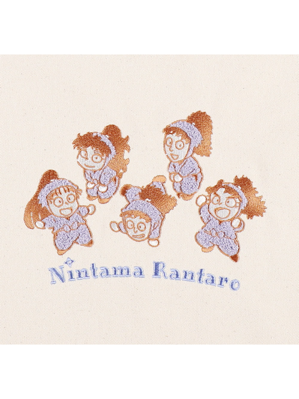 Nintama Rantaro Fifth Grade Embroidered Canvas Tote Bag