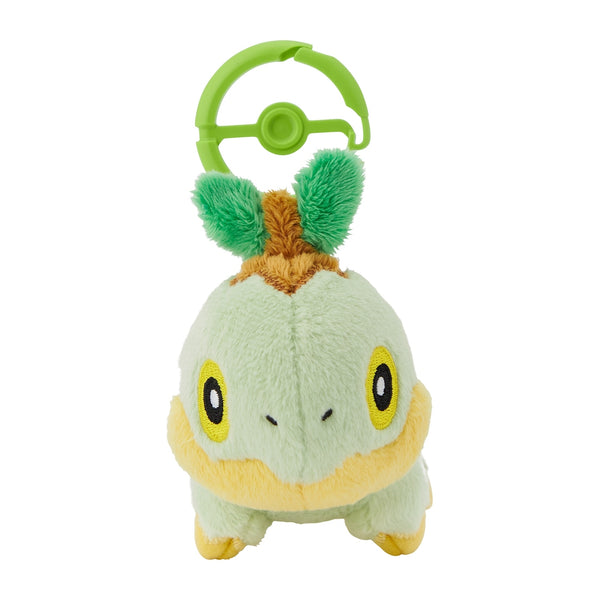 Pokemon Turtwig Plush Mascot with Poke Ball Carabiner