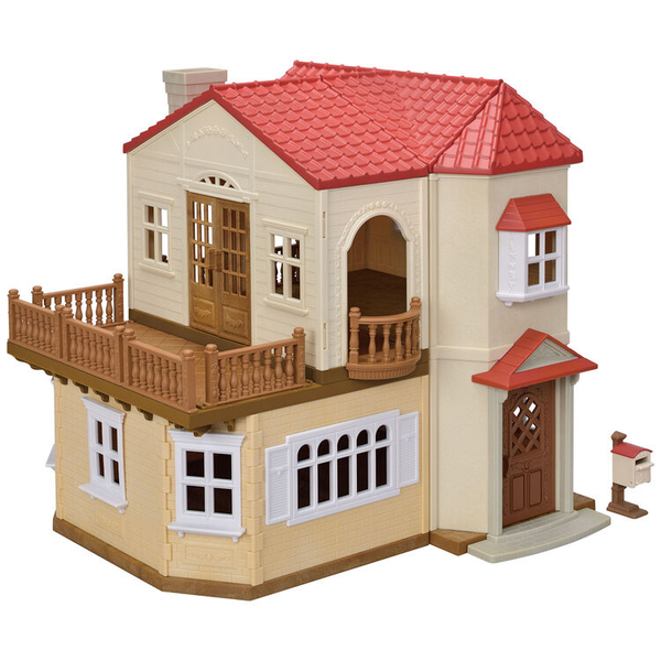 Sylvanian Families Red Roof House Secret Attic Playset