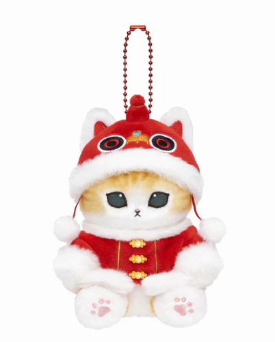 mofusand China Outfit Meow Mascot Keychain
