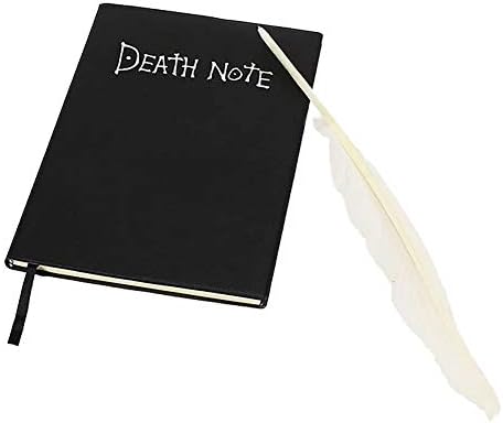 Death Note Inspired Notebook with Feather Pen