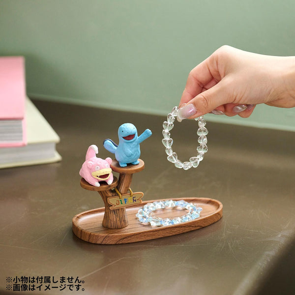 Pokemon Slowpoke & Quagsire Wood Style Small Item Tray