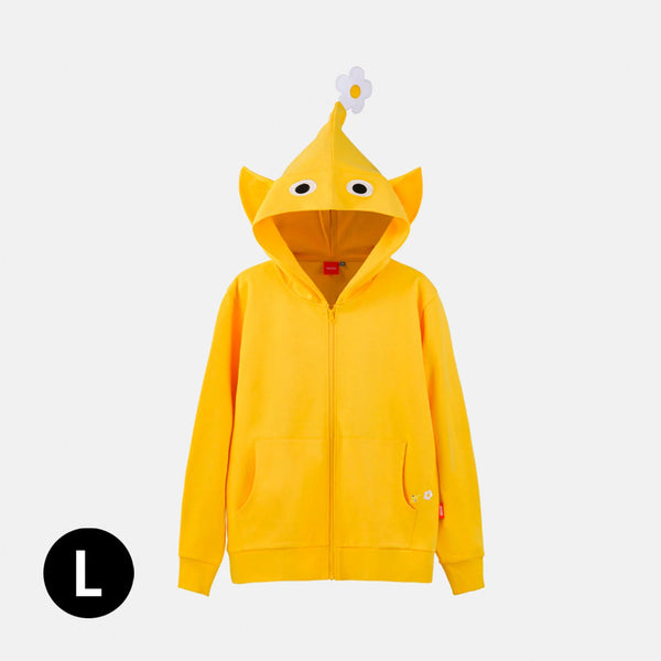 Pikmin Yellow Hoodie Cotton Blend Pullover Casual Sweatshirt Unisex