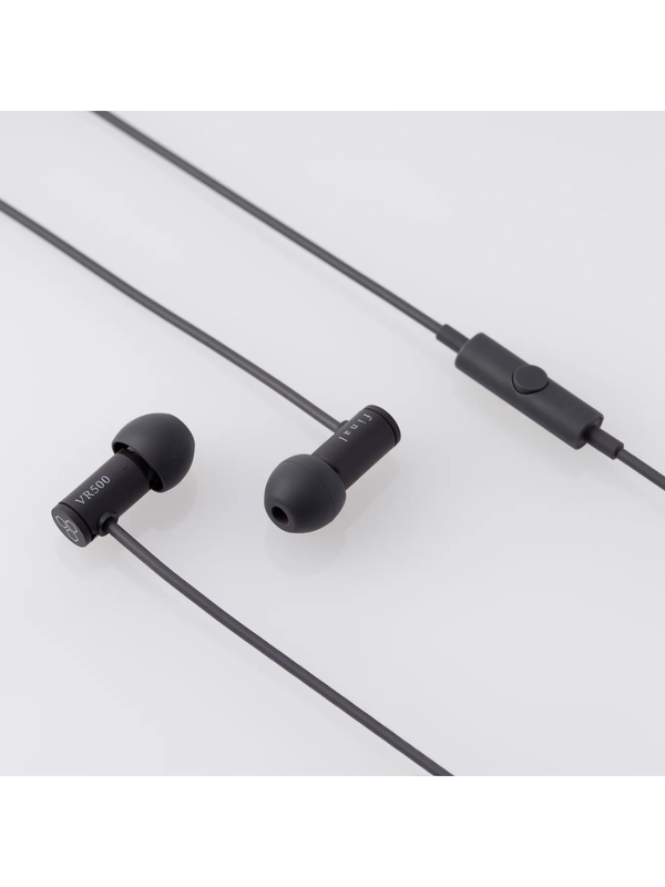 Final VR500 for Gaming Wired Gaming Earphones with Microphone In-Ear Headphones 3.5mm Plug Matte Gray