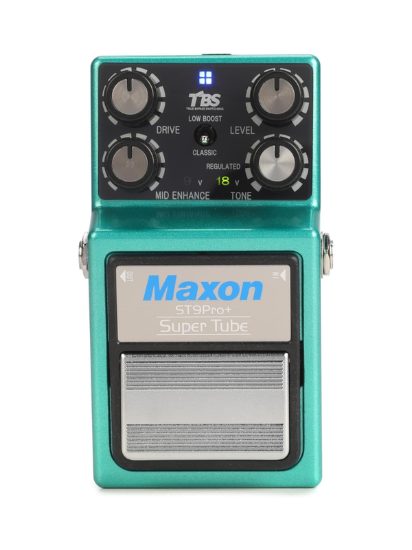 Maxon Super Tube ST9Pro+ Overdrive Guitar Effects Pedal