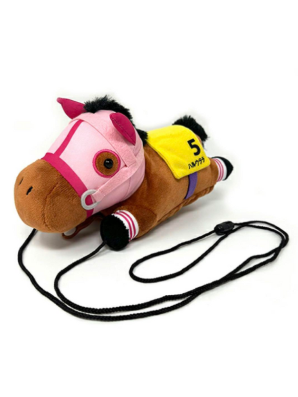 Thoroughbred Collection Haru Urara Plush Smartphone Shoulder Bag