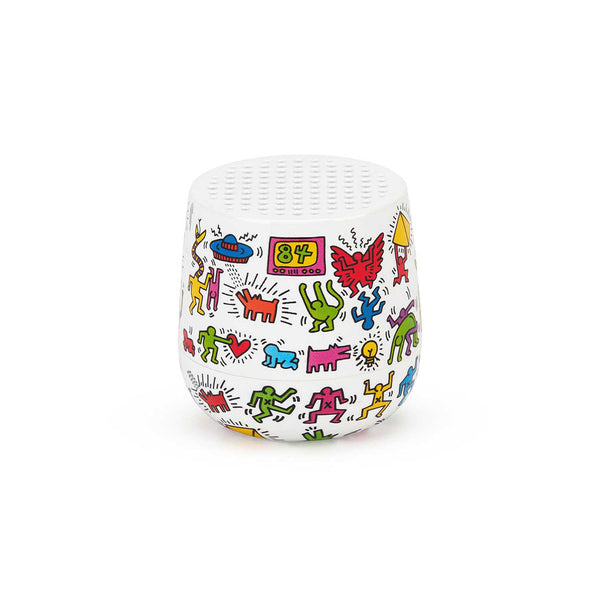 Lexon Mino+ Wireless Speaker Keith Haring Happy White