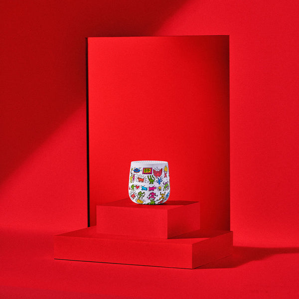 Lexon Mino+ Wireless Speaker Keith Haring Happy White