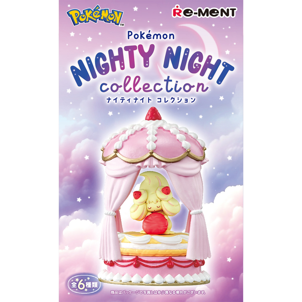 Pokemon Nighty Night Collection Box Miniature Figures 6 Types Collectible Set