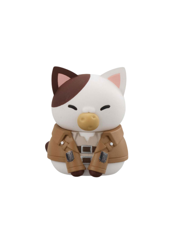 MegaHouse Attack on Titan Scout Regiment Cat Figures Blind Box – 8 Randomized Mini Figures