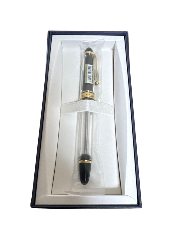 Pilot Custom 823 Fountain Pen 14K Gold #15 Nib Transparent F M B Signature FKK-3MRP-NC
