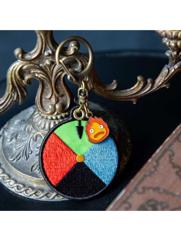 Howl’s Moving Castle Embroidered Keychain Color Dial