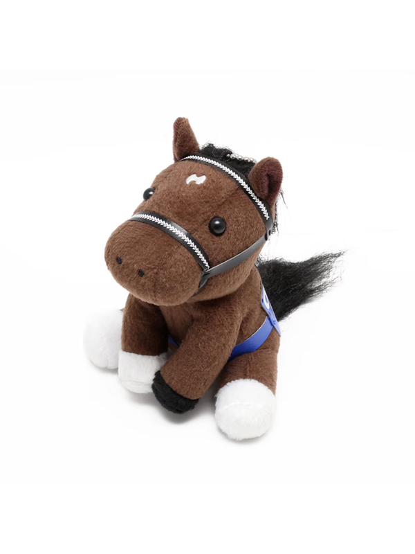 Idol Horse Deep Impact Plush Toy S Size with Ball Chain – 2006 Japan Cup Champion