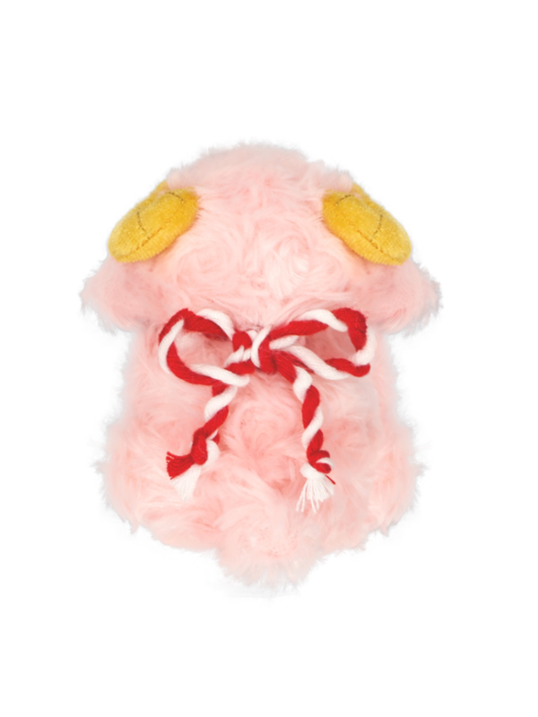 2027 Red Sheep Zodiac Plush Toy Hitsuji Mocchi 9.5 cm
