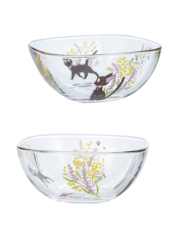Kiki's Delivery Service Flower Bouquet Square Glass Bowl