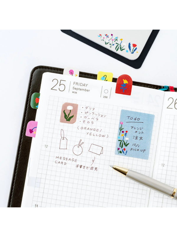 Hobonichi Yoshishige Watanabe Petit Bloom Sticky Notes