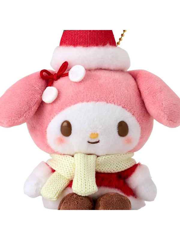 Sanrio My Melody Christmas Mascot Holder Plush Charm