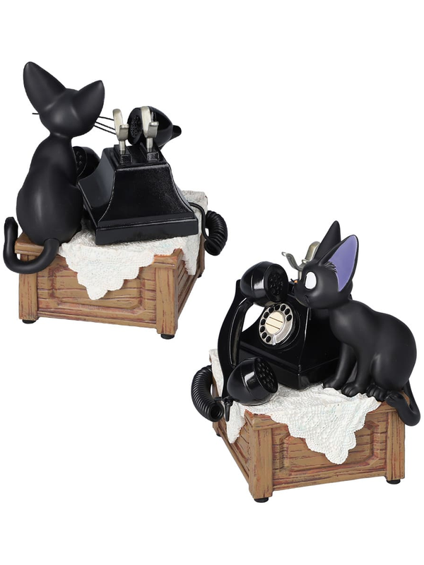 Kiki's Delivery Service Jiji Black Telephone Music Box