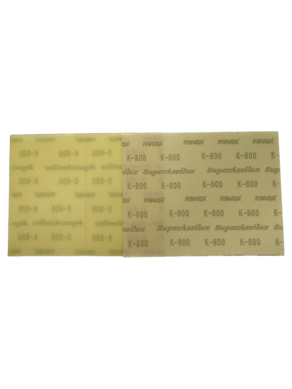 KOVAX Super Assilex Lemon Sheet K-800 Hook & Loop Sanding Sheets Box of 50