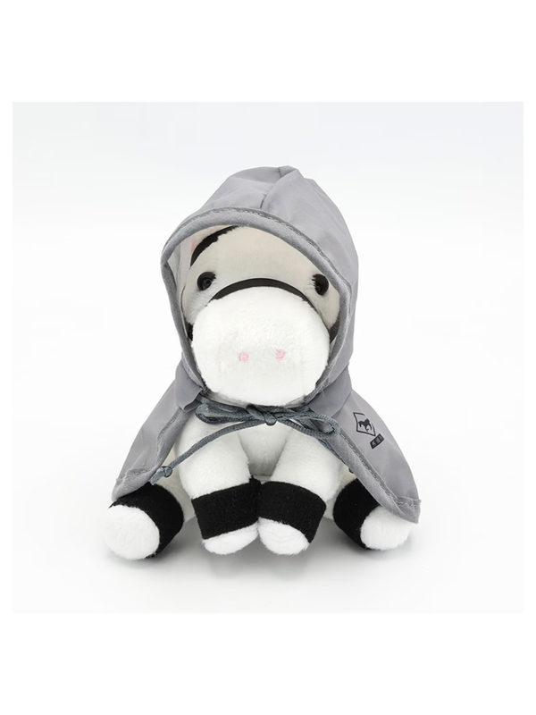 Idol Horse Rain Poncho Costume for S Size Plush – Gray