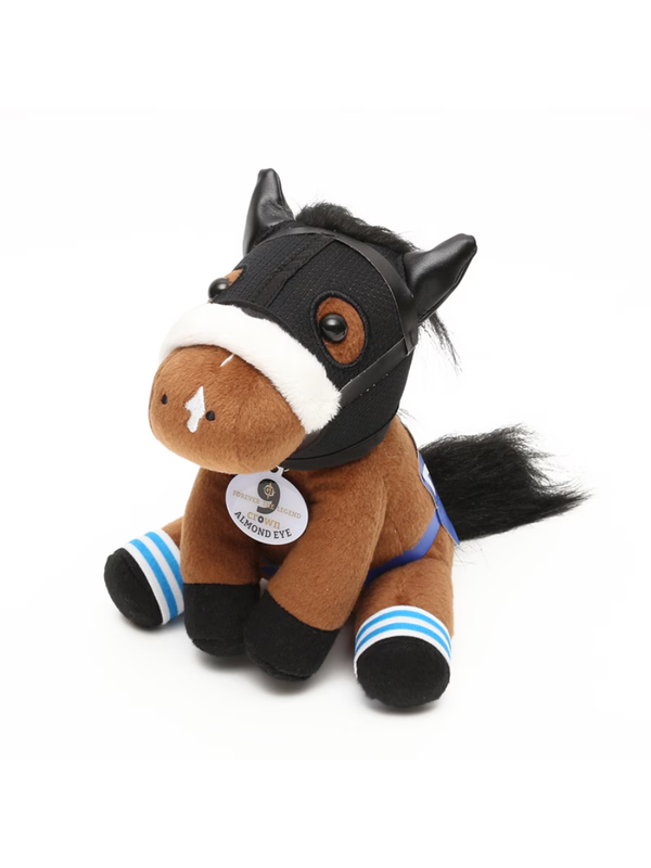 Idol Horse Almond Eye Plush Toy M Size – 2020 Japan Cup Nine Crown Version Racehorse