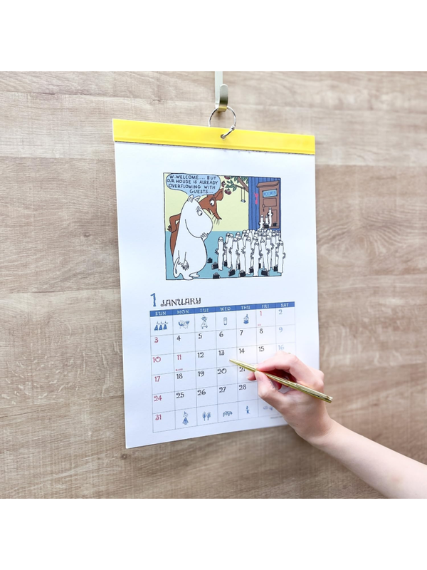 Gakken Moomin 2027 Wall Calendar Tove Jansson Original Artwork