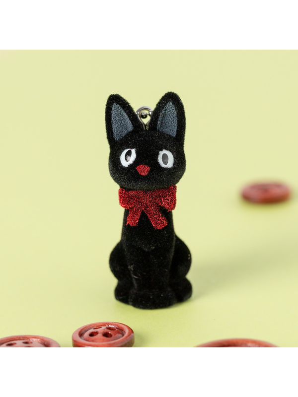 Kiki’s Delivery Service Jiji Flocking Keychain