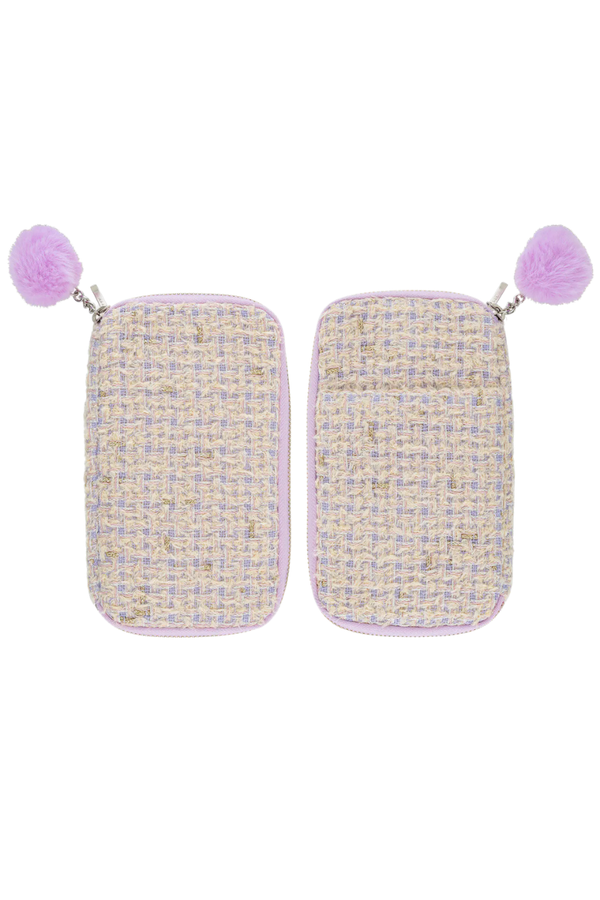 Hobonichi Techo Small Drawer Pouch – Iwate Homespun Pom-Pom Tweed