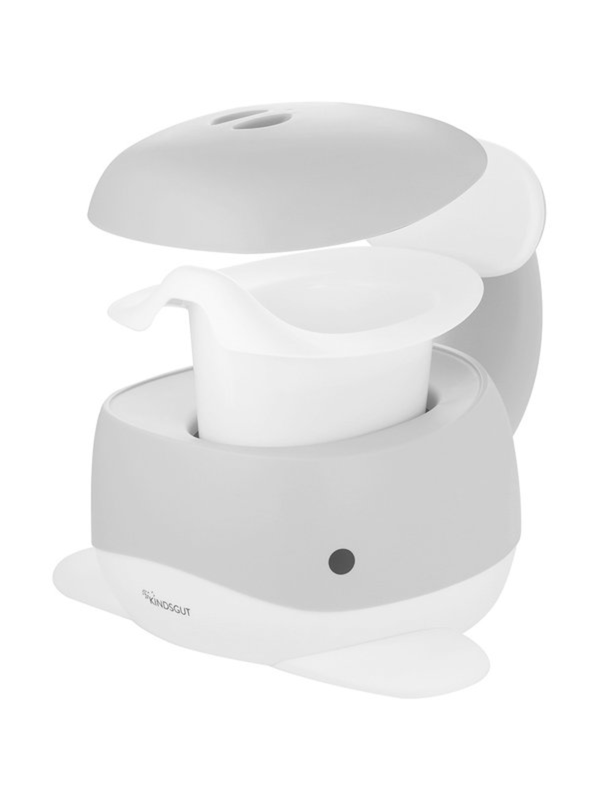 KINDSGUT Whale Potty Training Seat Light Grey with Lid