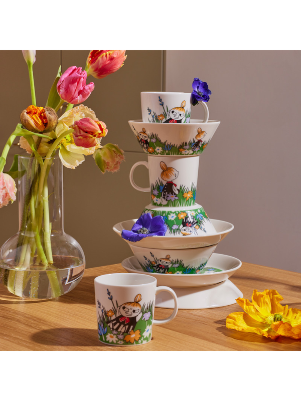 Moomin Classic Mug 0.3L Little My Meadow Ceramic Cup 280ml