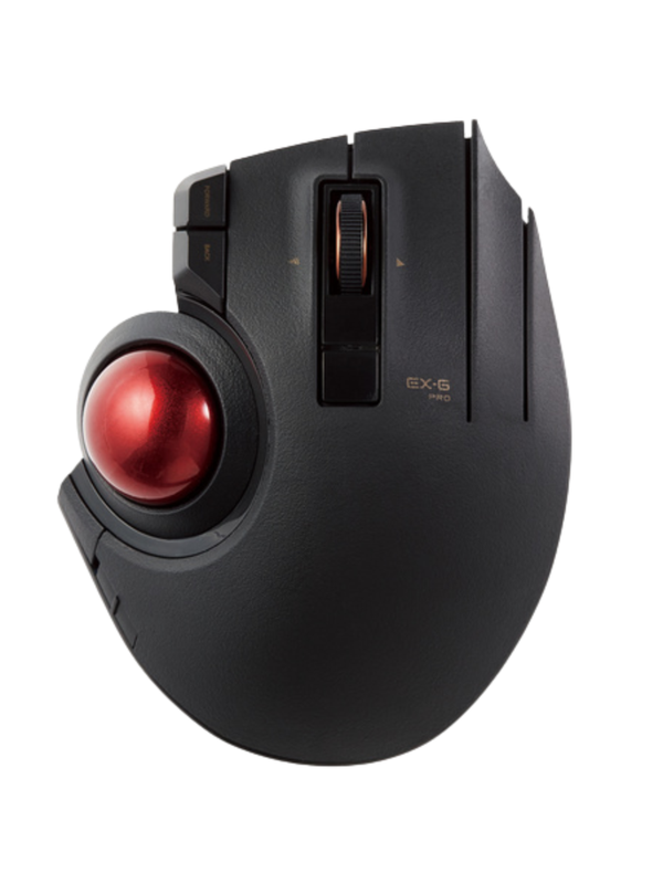 ELECOM EX-G PRO Thumb Trackball Mouse M-XPT1MRBK