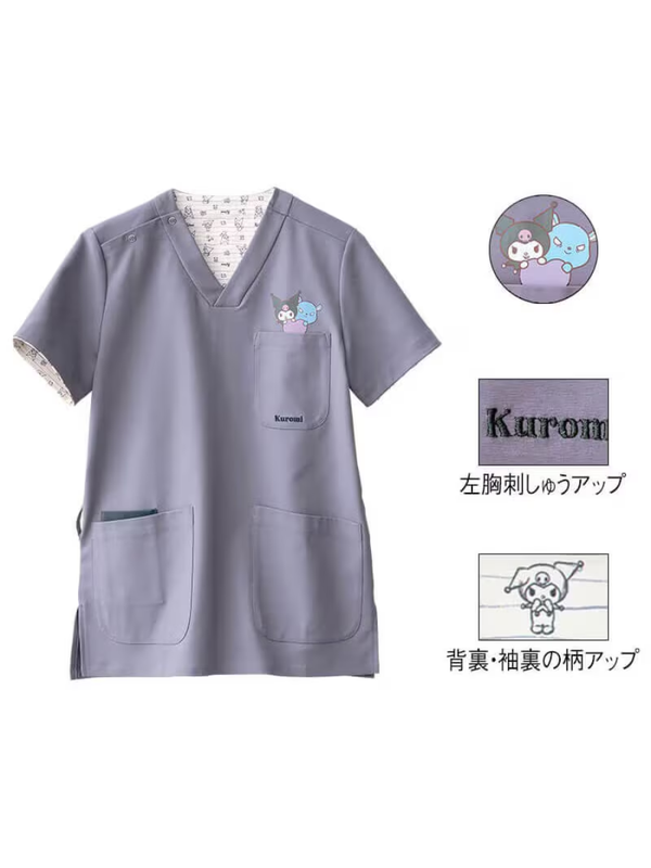 Sanrio Characters Stretch Scrub Top