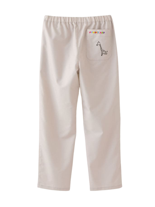 Scrub Canvas Club WONDER ART ZOO Unisex Scrub Pants
