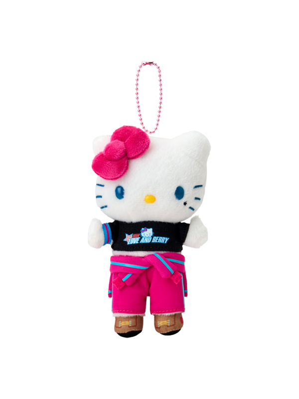 Love and Berry x Hello Kitty (Mimi) Mascot Holder Fashion Witch Heart Berry Series