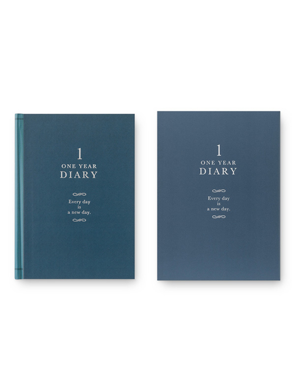 MIDORI 1 Day 1 Page Diary Blue - Daily Journal (12844006)