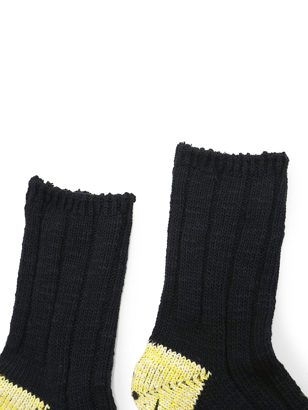 Kapital 56-ply MA-1 RAINBOWY HAPPY HEEL Socks