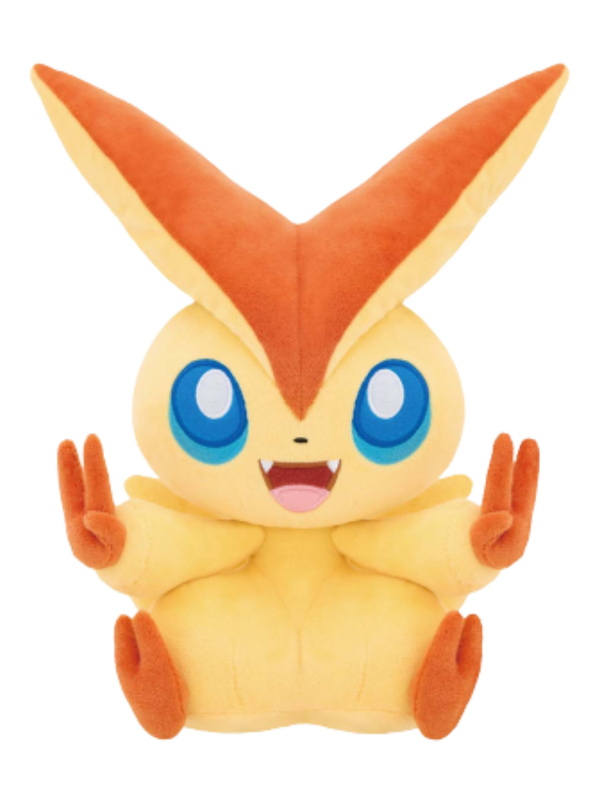 Pokemon Mofugutto Plush Toy Cyndaquil Victini
