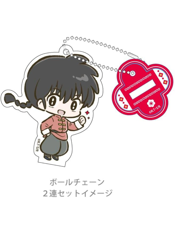 Ranma 1/2 Deformed Mini Acrylic Stand Set Complete Box 8pcs