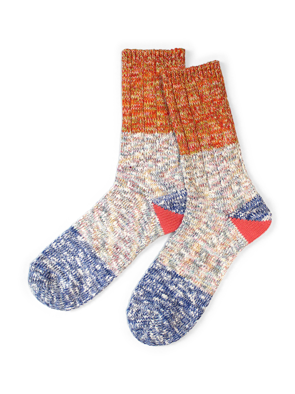 Kapital 60-strand heel 2-tone socks