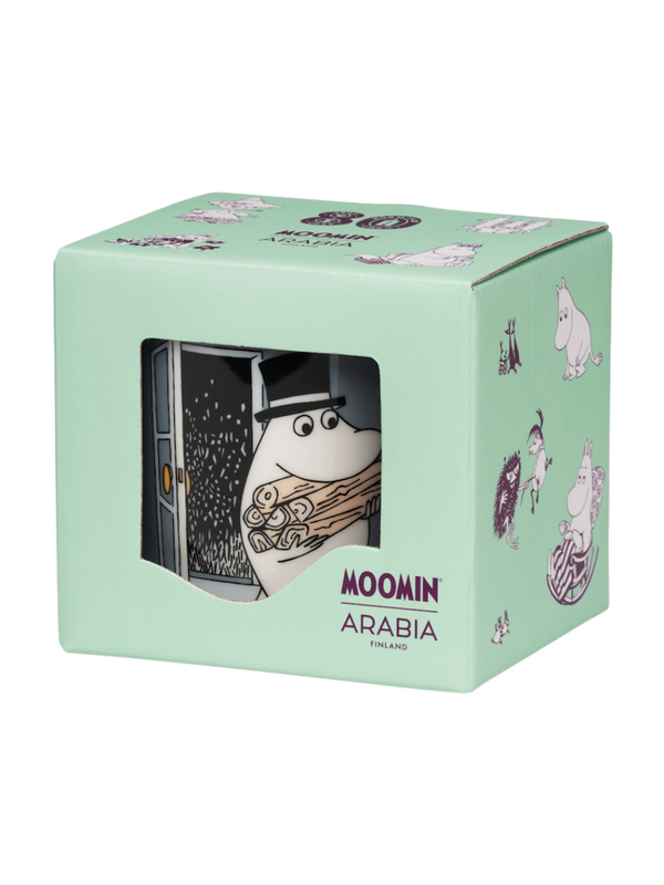 Moomin Classic Mug 0.3L 80th Anniversary Moominpappa Grey