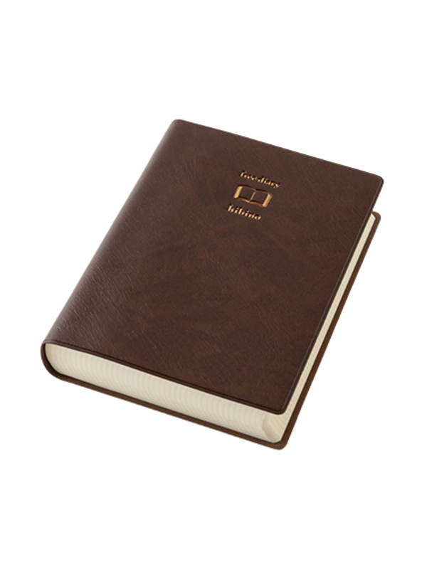 Midori hibino Free Daily Planner A6 Brown 15396006