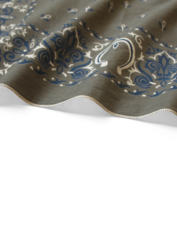 Kapital fastcolor Selvedge Bandana (ANTLER NAJA) 20x20
