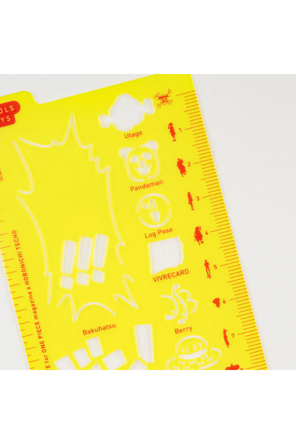 Hobonichi ONE PIECE Drawing Template Ruler