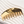 Load image into Gallery viewer, LOVE CHROME K24GP Wave TSUKI Gold Hair Comb
